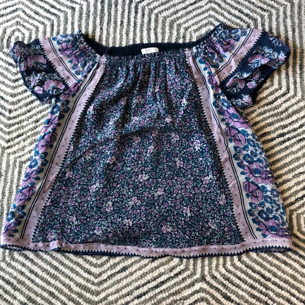 Joie silk flory top